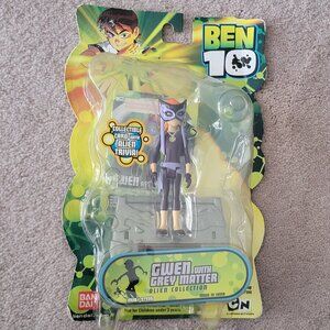 Gwen With Grey Matter Ben 10 Alien Collection Figure BanDai 2007 Vintage NWT